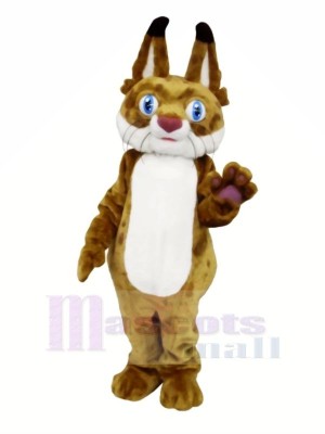 Bobcat with Big Eyes Mascot Costumes Animal