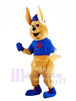 Boxing Kangaroo with Long Ears Mascot Costumes Animal