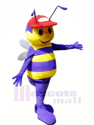 Boy Bee with Red Hat Mascot Costumes Animal	