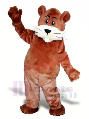 Cute Brown Beaver Mascot Costumes Animal