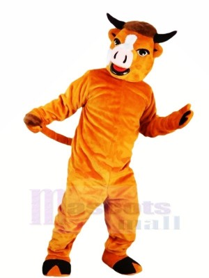 Strong Brwon Cattle Mascot Costumes Animal