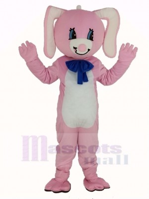 Easter Pink Rabbit Mascot Costume Animal