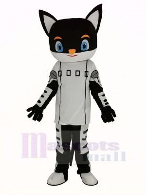 Sir Black Cat Mascot Costume Cartoon