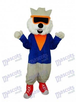 Cat Wear Glasses Mascot Adult Costume Animal 