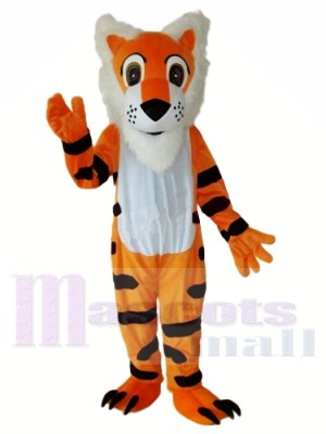 Long Beard Tiger Mascot Adult Costume Free Shipping 