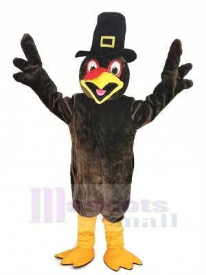 Thanksgiving Turkey with Hat Mascot Costume