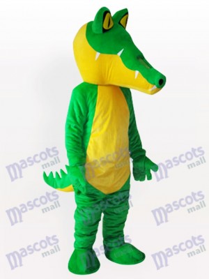Yellow Belly Crocodile Adult Mascot Costume