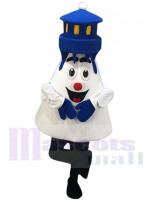 Cute Lighthouse Mascot Costume Cartoon