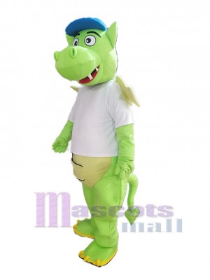Green Dragon Mascot Costume Animal