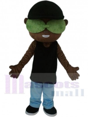 Hip Hop Boy Mascot costume People