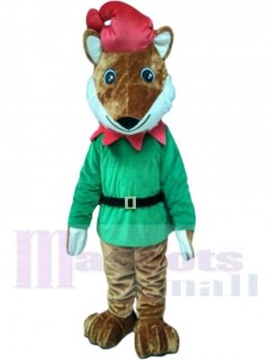 Christmas Fox Mascot Costume Animal