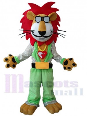 Disco Lion Mascot Costume For Adults Mascot Heads