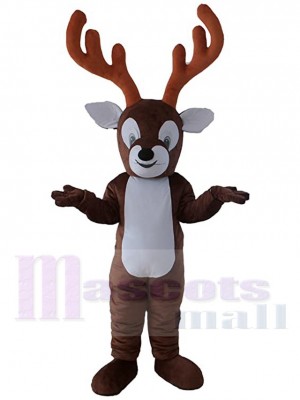 Friendly Reindeer Mascot Costume For Adults Mascot Heads