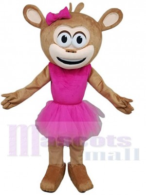 Female Monkey Mascot Costume For Adults Mascot Heads