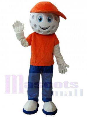 Golf Boy Mascot Costume For Adults Mascot Heads