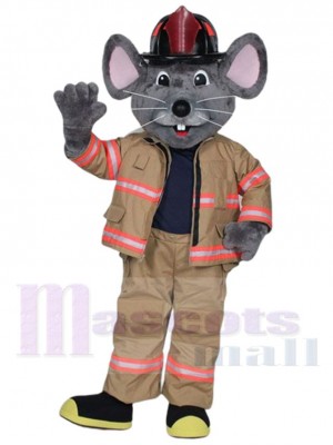 Fire Mouse mascot costume