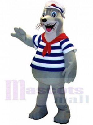 Whiskers Seal mascot costume