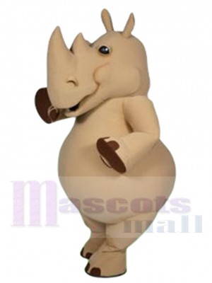 Cute Rhino Mascot Costume Animal