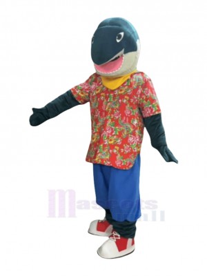 Shark mascot costume