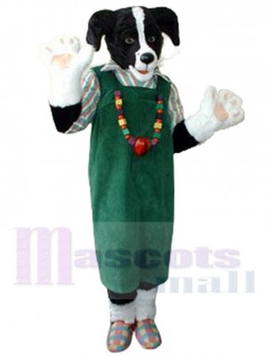 Miss Bindergarten Dog Mascot Costume Cartoon