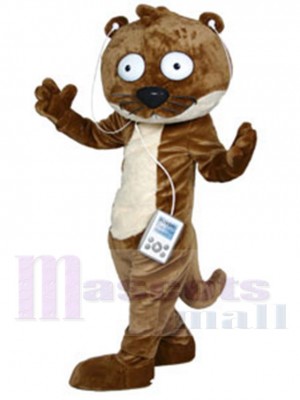 Funny Ollie the Otter Mascot Costume Animal