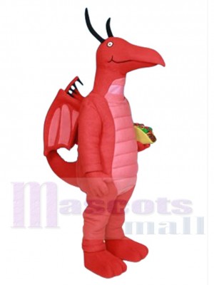 Taco Dragon Mascot Costume Cartoon