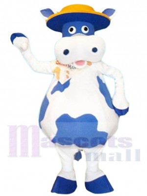 Dee Dairy Cow mascot costume
