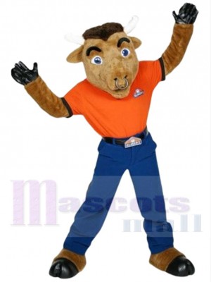 Elmer the Bull Mascot Costume Animal