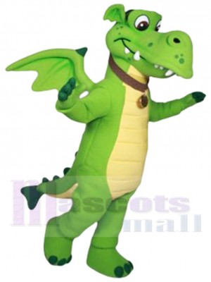 Green Frolic Dragon Mascot Costume Animal