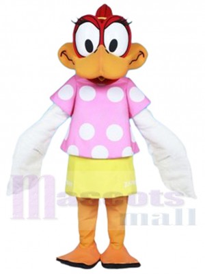 Red Head Zuzy Rooster Mascot Costume Animal