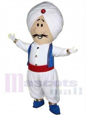 Mahatma Rice Genie Mascot Costume Cartoon