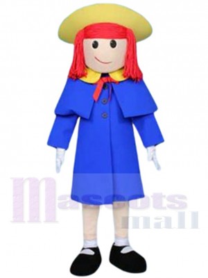 The Girl Madeline Mascot Costume Cartoon