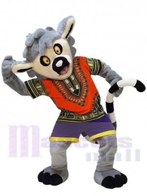 Grey Lemur Mascot Costume For Adults Mascot Heads