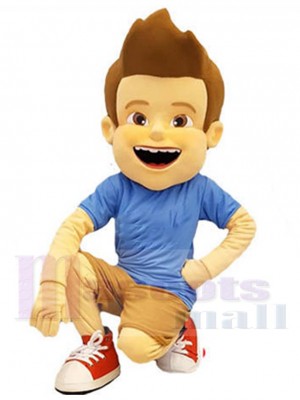 Handsome Boy Mascot Costume For Adults Mascot Heads