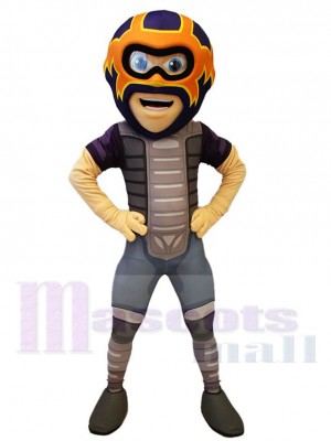 Masked Racer Mascot Costume For Adults Mascot Heads