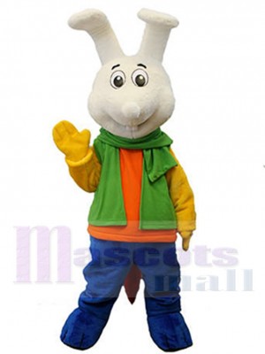White Bunny Rabbit Mascot Costume For Adults Mascot Heads