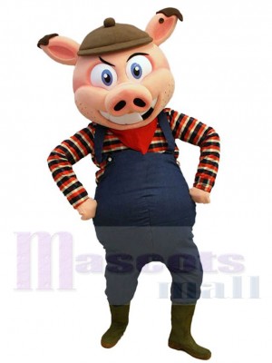 Pig mascot costume