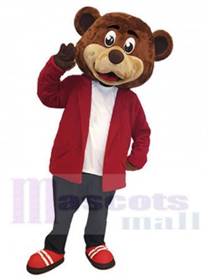 Friendly Teddy Bear Mascot Costume For Adults Mascot Heads