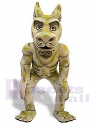 Bulldog Statue Mascot Costume Animal