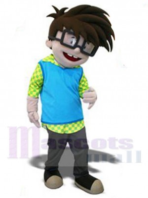 Cute Boy and Girl Mascot Costume People