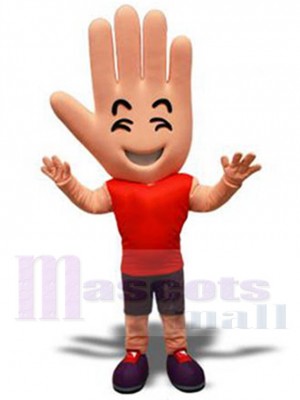 Palm Hand mascot costume