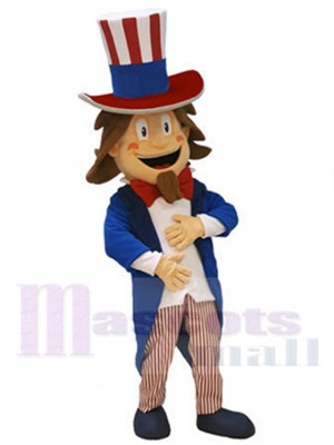 Smiling Magician Mascot Costume People