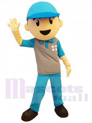 Friendly Courier Mascot Costume People