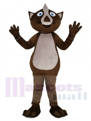 Brown Wombat Mascot Costume Animal