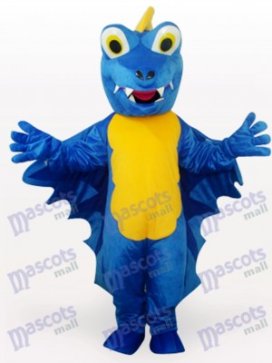 Blue Dinosaur Adult Mascot Funny Costume