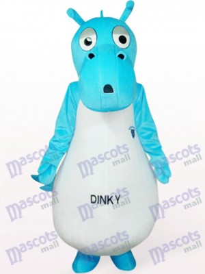 Protoceratops In Blue Clothes Mascot Costume