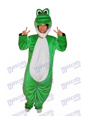 Super Cute Show Face Green Dinosaur Adult Mascot Costume Animal  