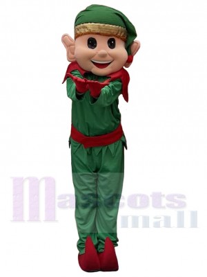 Christmas Elf mascot costume