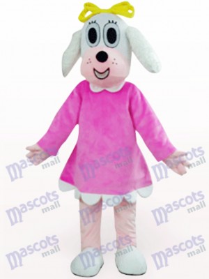 Female Dog In Fuchsia Clothes Animal Mascot Costume