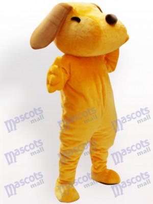 Yellow Dog Animal Adult Mascot Costume 